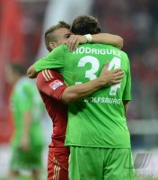 Fussball 1. Bundesliga, Saison 2012/2013:  FC Bayern Muenchen - VFL Wolfsburg