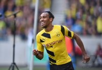 Fussball DFB Pokal 1. Runde 14/15: JUBEL Pierre-Emerick Aubameyang (Borussia Dortmund)