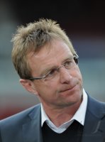 Fussball CHL  Saison 2010/2011:  Trainer Ralf Rangnick (FC Schalke 04)