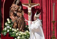 Vatikan, Rom Ostermesse 2022  Papst Franziskus I.