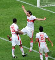 Fussball 1. Bundesliga:  VfB Stuttgart - Karlsruher SC