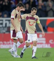 Fussball 1. Bundesliga  Saison 2010/2011:  TSG 1899 Hoffenheim - Hannover 96