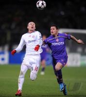 FUSSBALL  International CHL 09/10 :  AC Florenz - FC Bayern  Muenchen