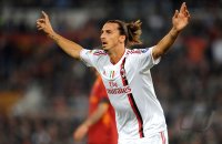 FUSSBALL SERIE A:  Zlatan Ibrahimovic (AC Mailand)
