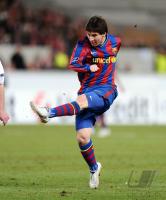 FUSSBALL  International CHL 09/10 : Lionel Messi (Barca)