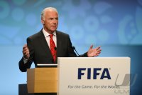 FUSSBALL 62. FIFA  Kongress in Budapest 2012: Franz BECKENBAUER (Deutschland, Vorsitzender der FIFA Task Force Fussball 2014)