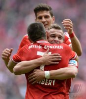 Fussball 1. Bundesliga  Saison  2012/2013:  JUBEL FC Bayern Muenchen