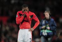 FUSSBALL  International CHL 09/10 :  Patrice Evra    (Manchester United )