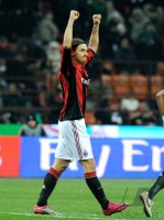 FUSSBALL SERIE A:  Zlatan Ibrahimovic (AC Mailand)