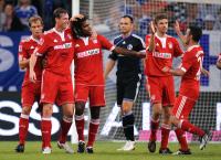 Fussball 1. Bundesliga: T Home Cup , FC Schalke 04 - FC Bayern Muenchen