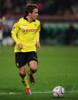 Fussball: 1. Bundesliga Saison 2010/2011, Dortmund: Goetze am Ball