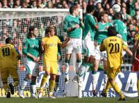 Fussball 1. Bundesliga: Bremen - Duisburg