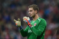 Fussball 1. Bundesliga, Saison 2012/2013:  Torwart Kevin Trapp (Eintracht Frankfurt)