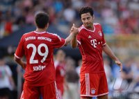 FUSSBALL 1. Bundesliga 2013/2014: Claudio Pizarro (FC Bayern Muenchen)