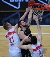 Basketball 1. Bundesliga 17/18 Hauptrunde: Walter Tigers Tuebingen - s.Oliver Wuerzburg