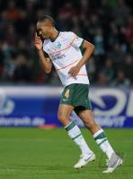 FUSSBALL  1. BUNDESLIGA  09/10  SC Freiburg  - SV Werder Bremen