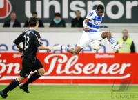 Fussball, 2. Bundesliga: Duisburg - Karlsruhe