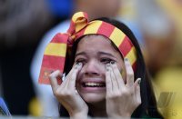 FUSSBALL WM 2014, Achtelfinale: Kolumbien - Uruguay