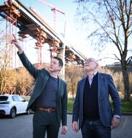 Buendnis 90 / Die Gruenen, Wahlkampf Landtagswahl Baden - Wuerttemberg, Verkehrsminister Winfried Hermann