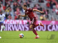 Fussball 1. Bundesliga Saison 21/22: FC Bayern Muenchen -  Hertha BSC Berlin