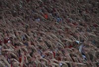 Fussball CHL  Saison 2014/2015: FC Bayern Muenchen Fans