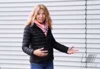 Uebergabe Corona-Schnelltests:  DRK-Kreisvorsitzende /  Aerztin Dr. Lisa Federle