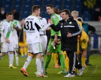 Fussball DFB Pokal Viertelfinale 13/14: JUBEL VfL Wolfsburg