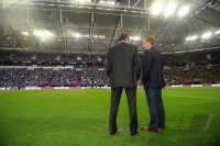 Fussball 1. Bundesliga, Supercup: Schalke, RANGNICK und HELDT