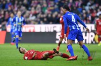 Fussball 1. Bundesliga Saison 18/19: FC Bayern Muenchen - Hertha BSC Berlin