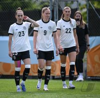 Fussball International Euro 2025,
Mannschaftsfoto Deutsche Frauen Nationalmannschaft