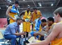 Basketball 1. Bundesliga 14/15 Testspiel: Walter Tigers Tuebingen - ratiopharm Ulm