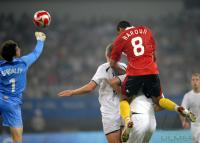 FUSSBALL  Olympia 2008  Peking  Vorrunde Neuseeland - Belgien