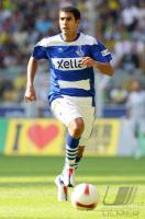 Fussball 1. Bundesliga: Duisburg, CACERES Einzelaktion