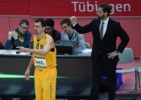 Basketball 1. Bundesliga 14/15 Hauptrunde:  Walter Tigers Tuebingen - TBB Trier