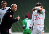 FUSSBALL, DFB Pokal Halbfinale: Bremen, SCHAAF und FRINGS