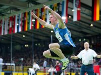 Deutsche Hallen-Meisterschaft Leichtathletik 2012  JUBEL Gregor Traber (lLAV Tuebingen)
