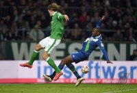 Fussball, 1. Bundesliga  Saison 2014/2015: SV Werder Bremen - VfL Wolfsburg