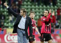 Fussball 1. Bundesliga: Leverkusen - Dortmund, SKIBBE jubelt