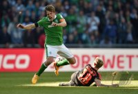 Fussball, 1. Bundesliga  Saison 2014/2015: SV Werder Bremen - Hamburger SV
