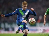 Fussball, 1. Bundesliga  Saison 2014/2015: SV Werder Bremen - VfL Wolfsburg