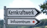 Schmuckbild; Wegweiser Kernkraftwerk Leibstadt