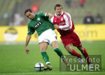 Fussball 1. Bundesliga: Muenchen - Wolfsburg; Spielszene