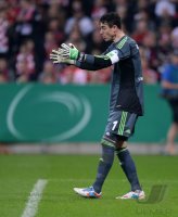 FUSSBALL DFB POKAL  Saison 2012/2013:  FC Bayern Muenchen - VfL Wolfsburg