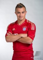 FUSSBALL Fotoshooting Xherdan Shaqiri (FC Bayern Muenchen)