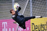 Fussball Training Deutsche Nationalmannschaft in Stuttgart