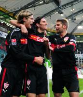 FUSSBALL 1. BUNDESLIGA: Stuttgart, Jubel
