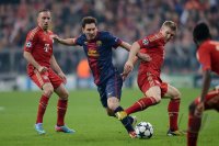 FUSSBALL INTERNATIONAL CHL HALBFINALE 12/13: FC Bayern Muenchen - FC Barcelona