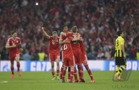 Fussball Champions League Finale 2013:  SCHLUSSJUBEL FC Bayern Muenchen