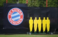 Fussball 1. Bundesliga: Abschluss Training beim FC Bayern Muenchen