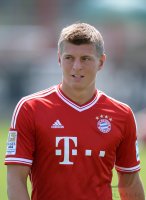 Fussball 1. Bundesliga 2013/2014:  Fototermin beim  FC Bayern Muenchen